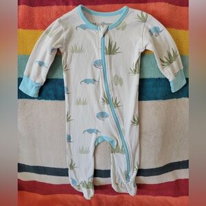 Organic cotton footie pajamas